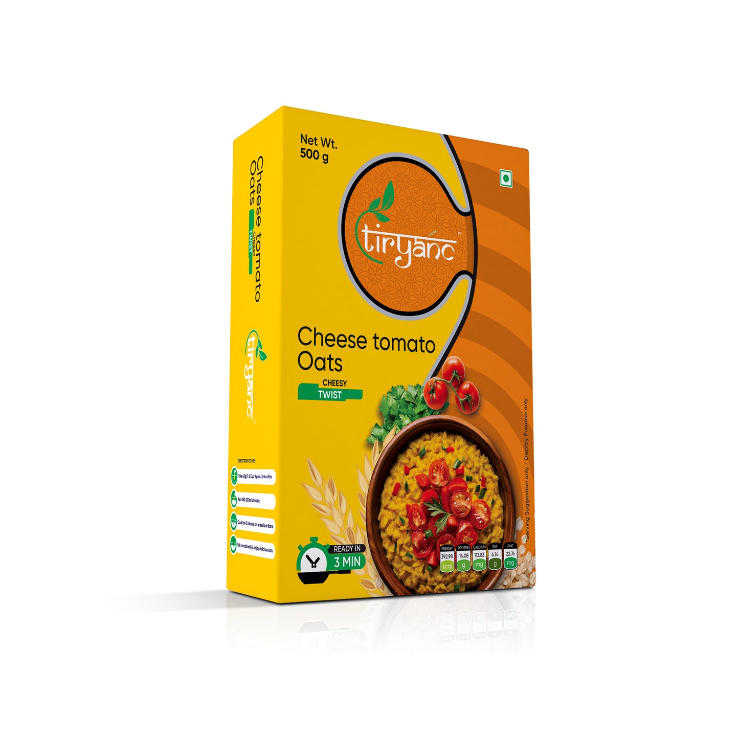 Cheese Tomato Oats Front