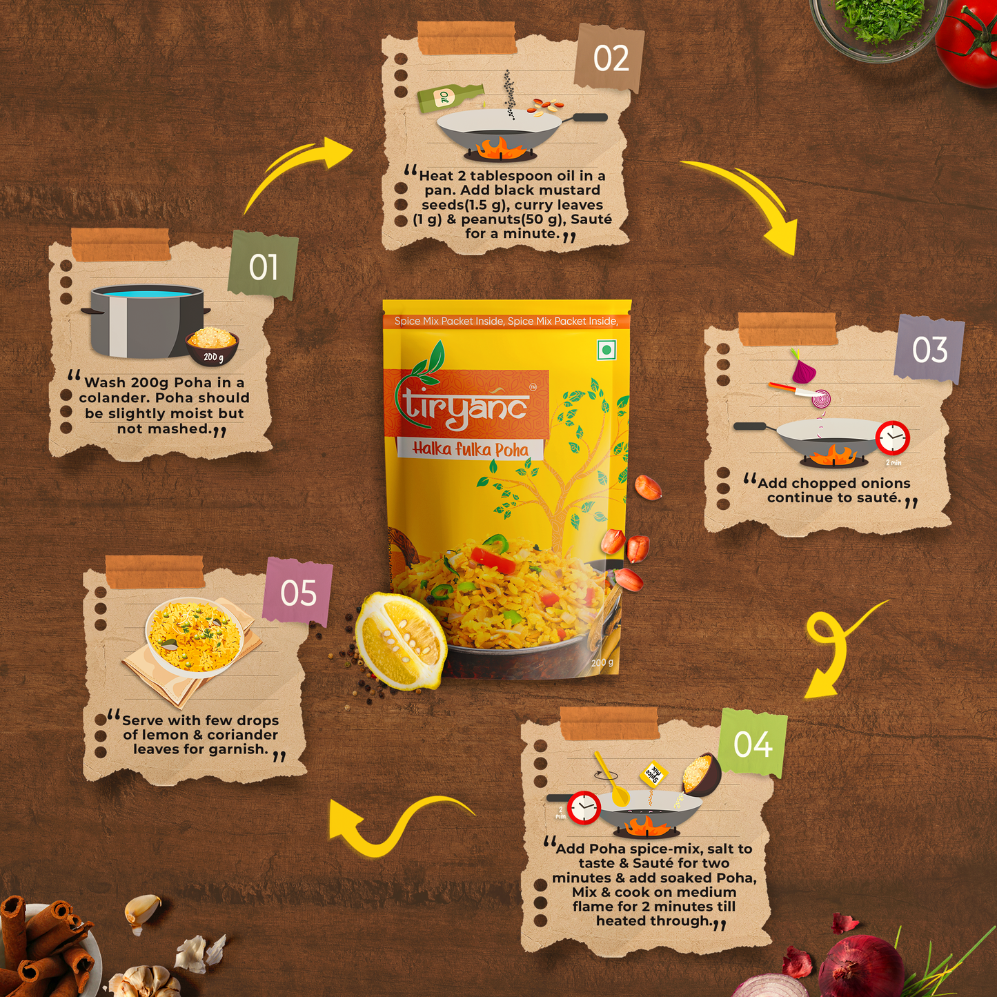 Halka Fulka Poha Ready Mix (200g)