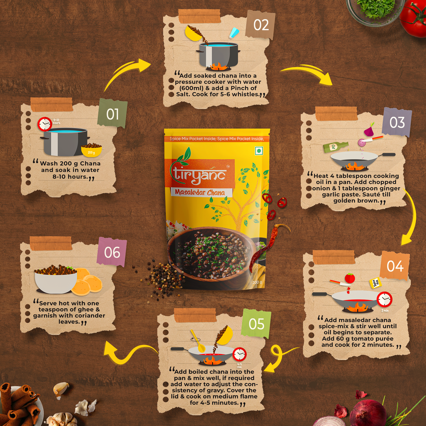 Masaledar Chana Ready Mix (200g)