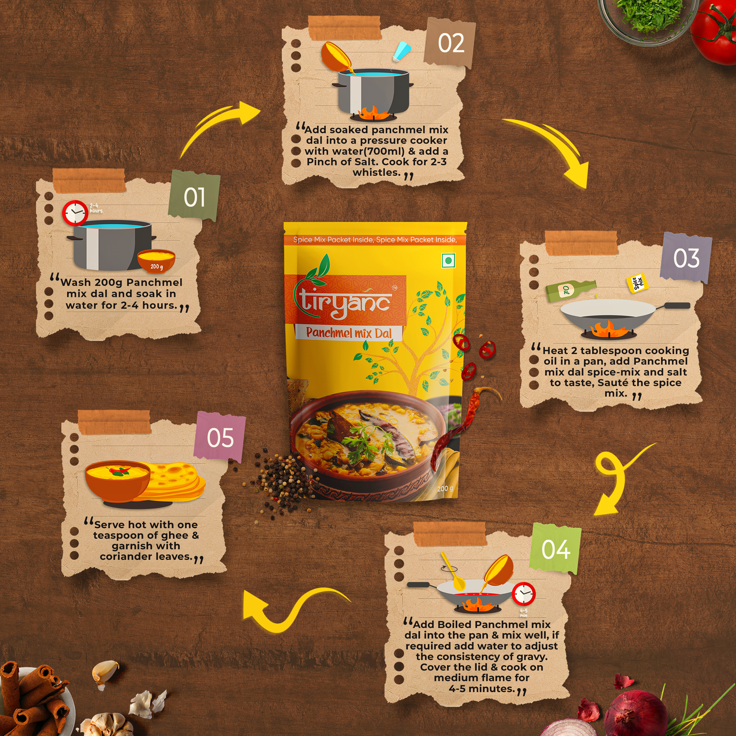 Panchmel Mix Dal Ready Mix (200g)