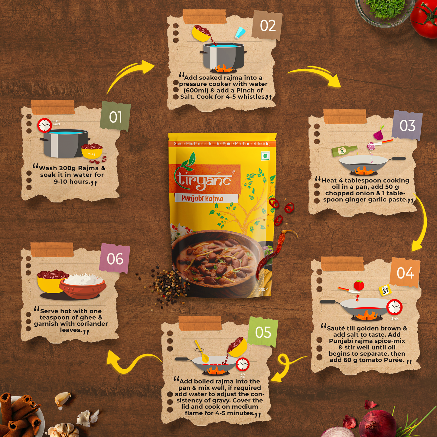 Punjabi Rajma Ready Mix (200g)