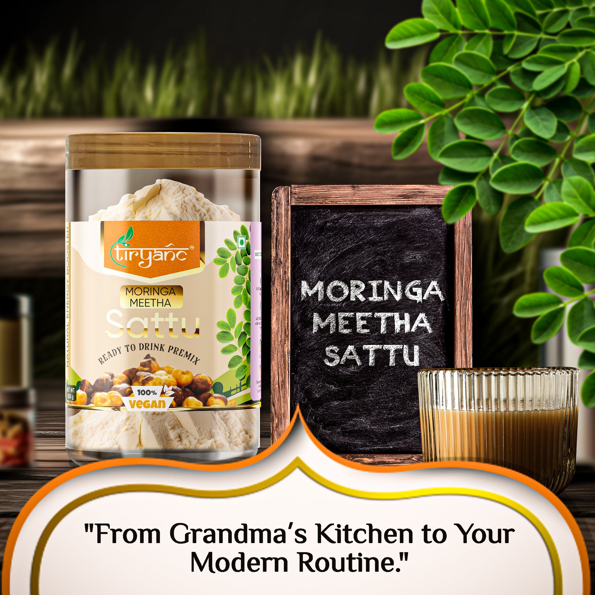 Moringa Meetha Sattu Ready to Drink Premix