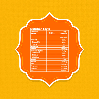 Cheese Tomato Oats Nutrition Facts