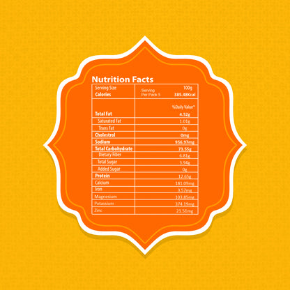 Oats with Chia Seeds Nutrition Facts
