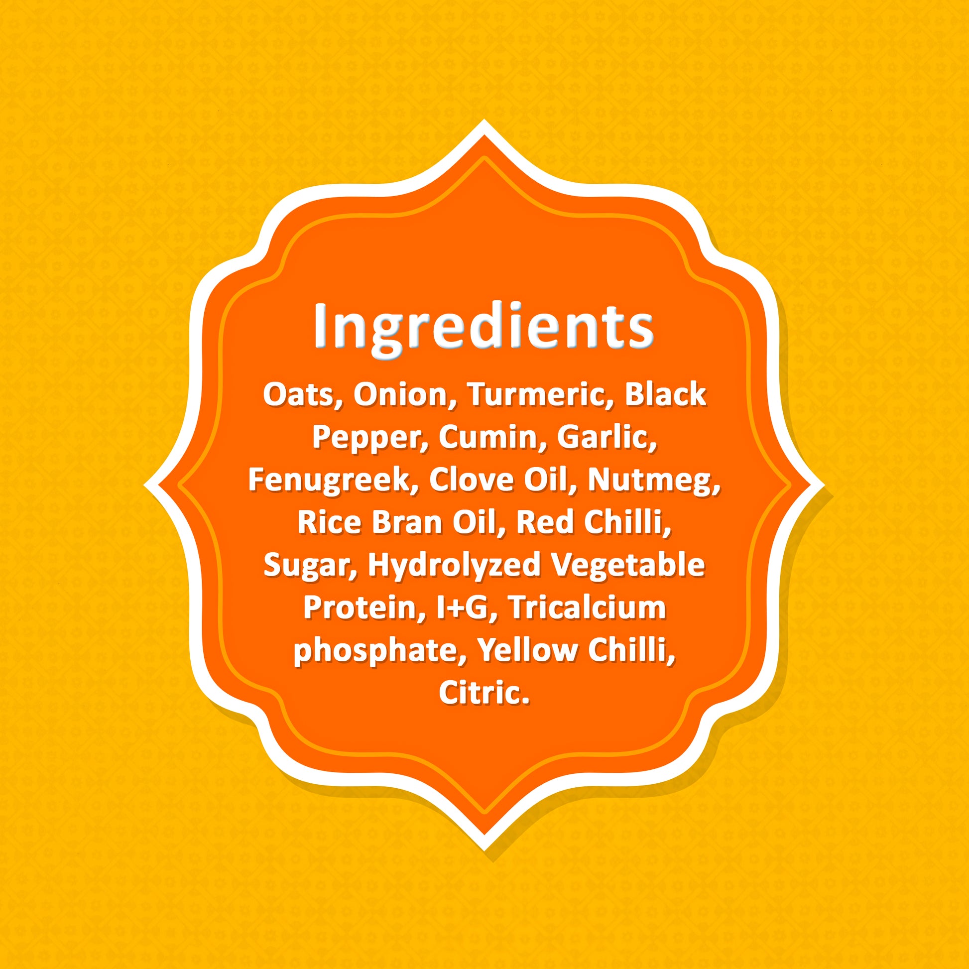 Masala Oats Ingredients
