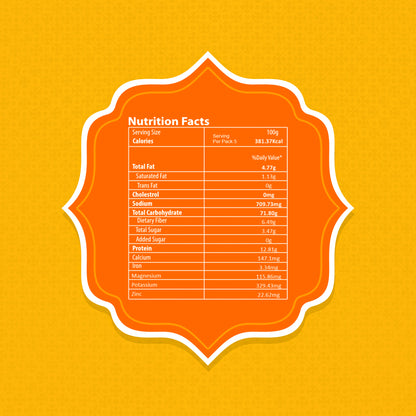 Mashroomi Oats Nutrition Facts